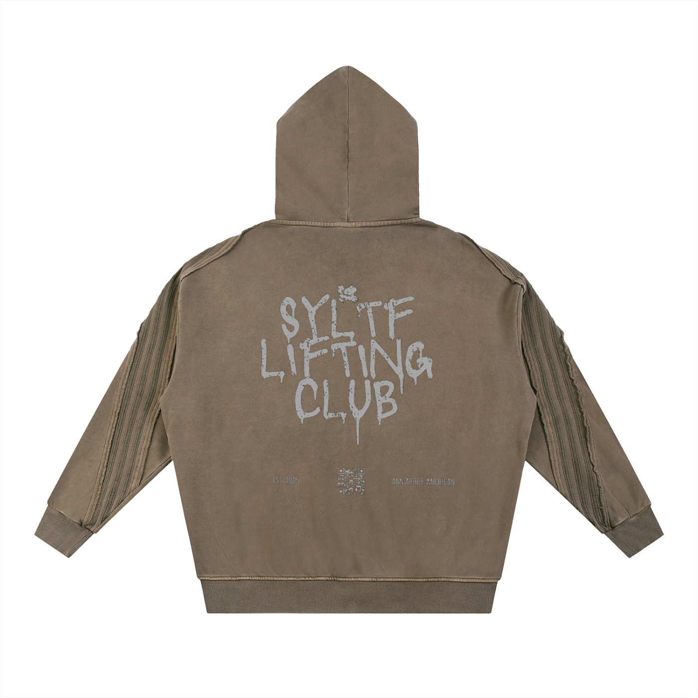 SYLTF Graphic Zip-Up Hoodie