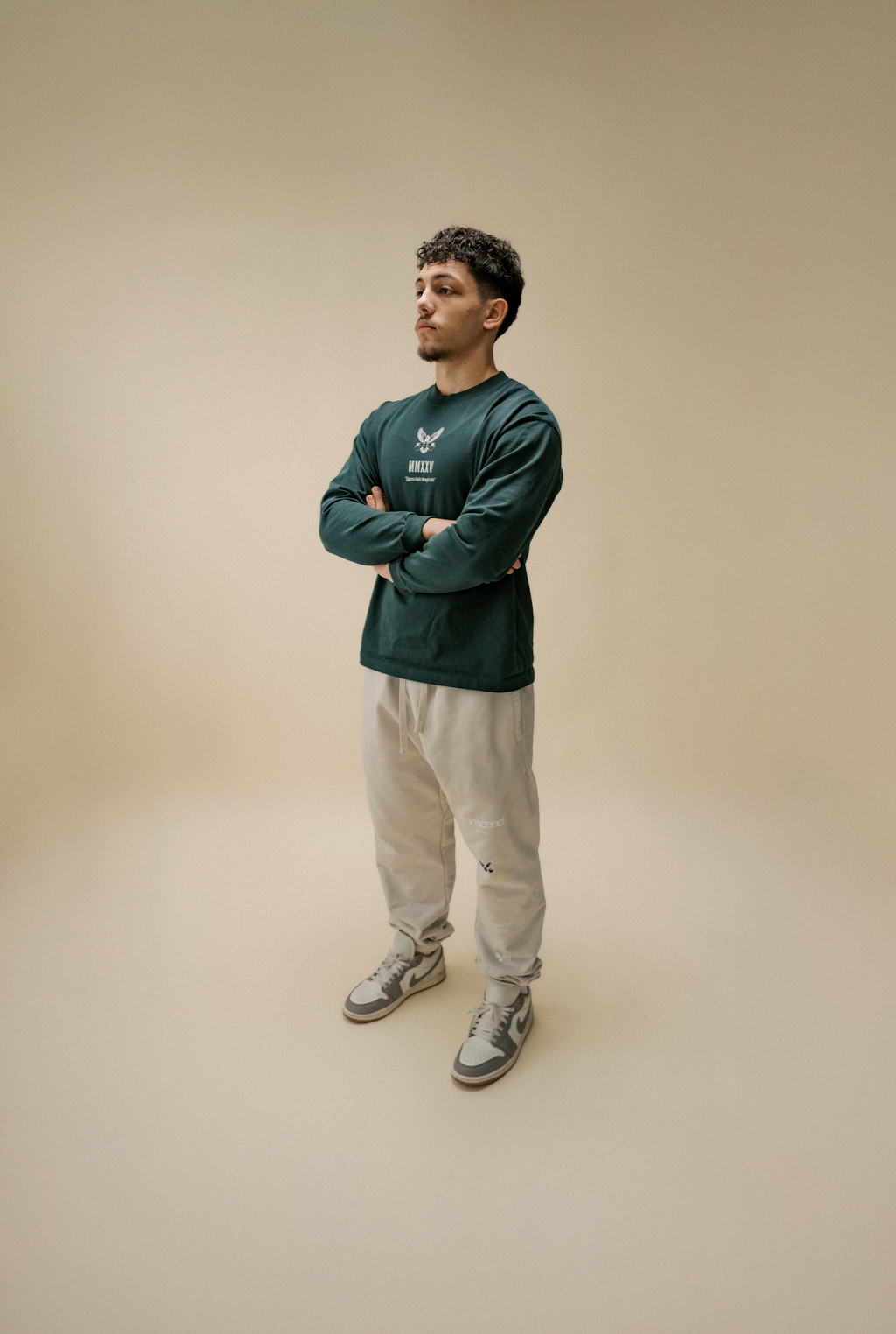 Transcend Athletics Roman Numerals Long Sleeve