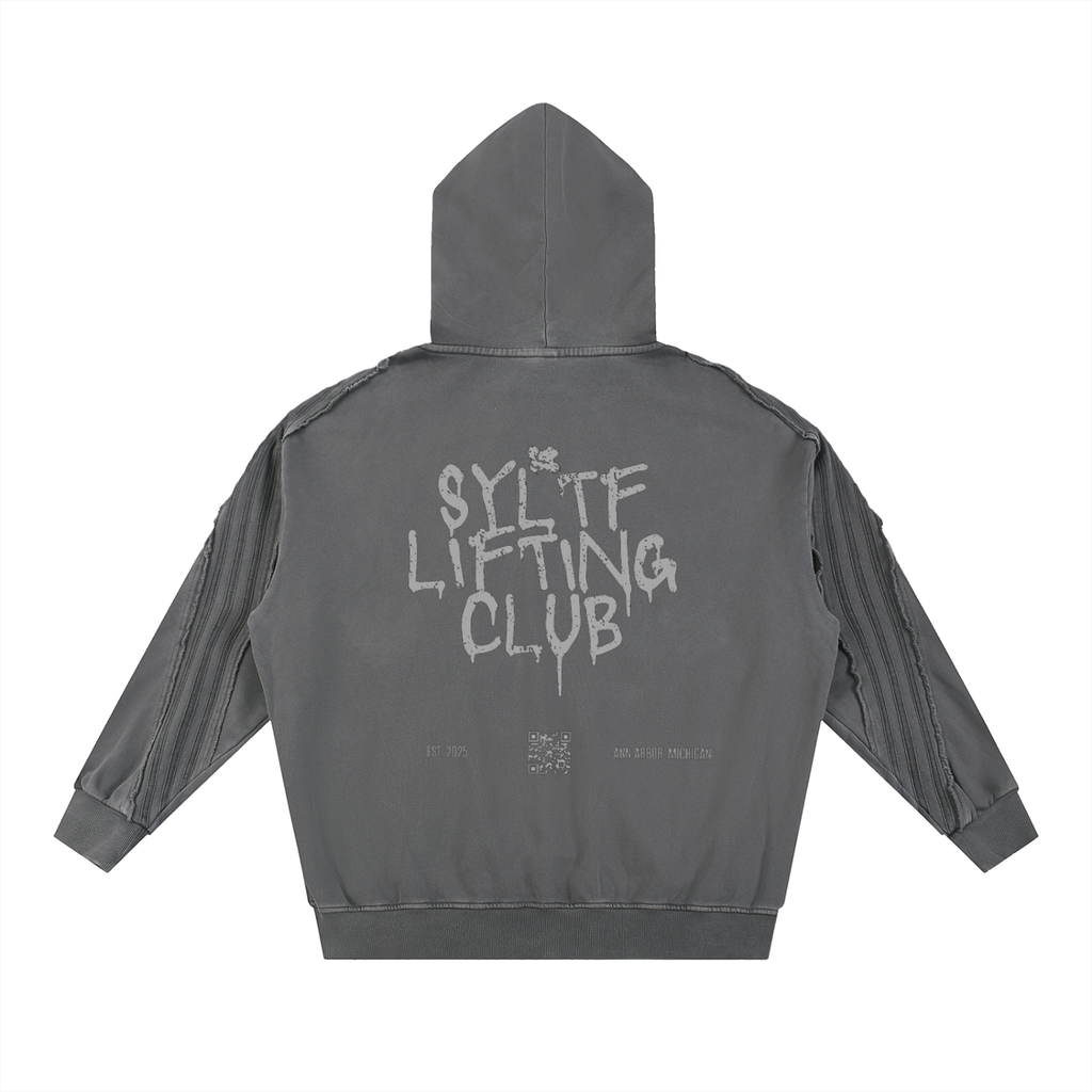 SYLTF Graphic Zip-Up Hoodie