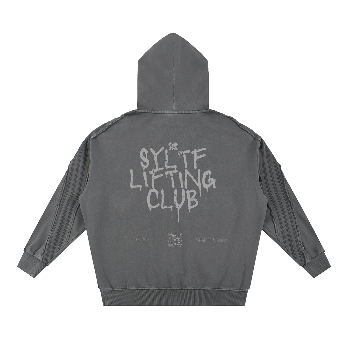 SYLTF Graphic Zip-Up Hoodie